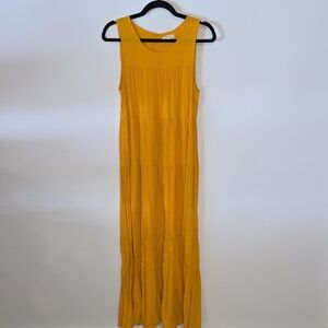 Max Studio Sunlit Yellow Maxi Dress